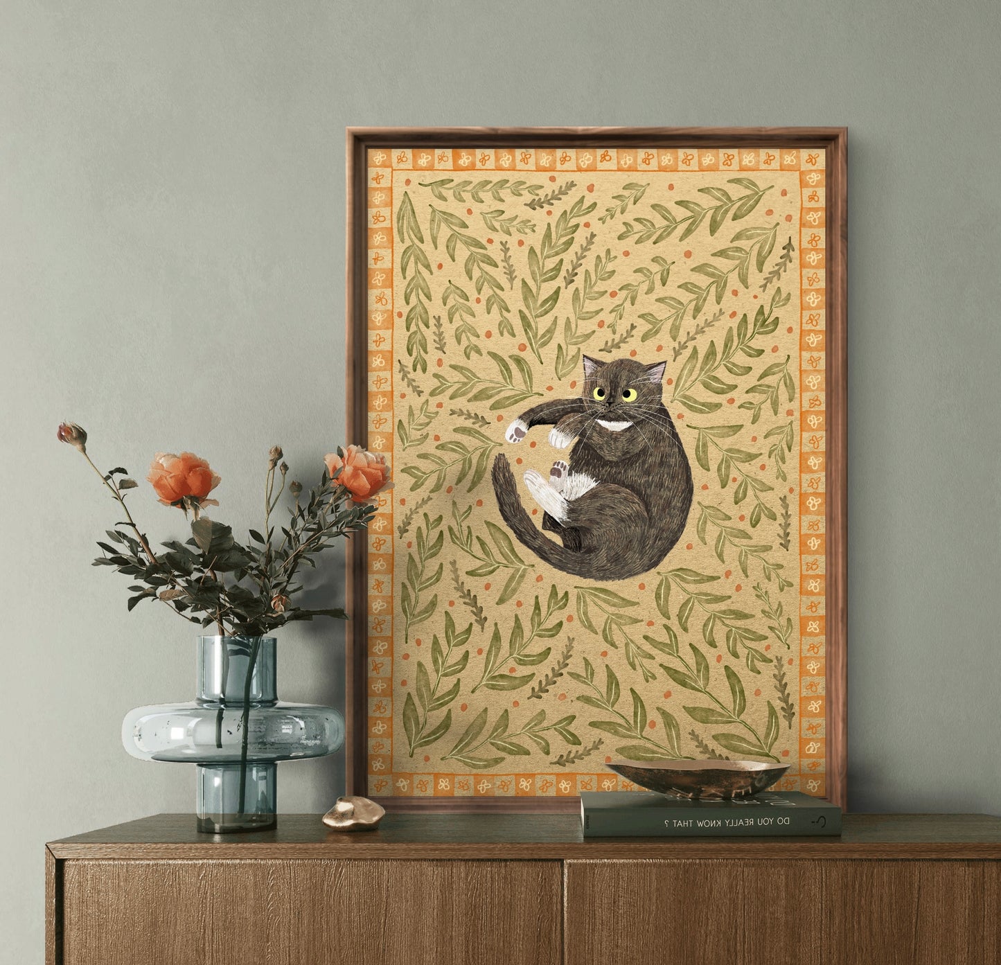 An Autumnal Nap Print