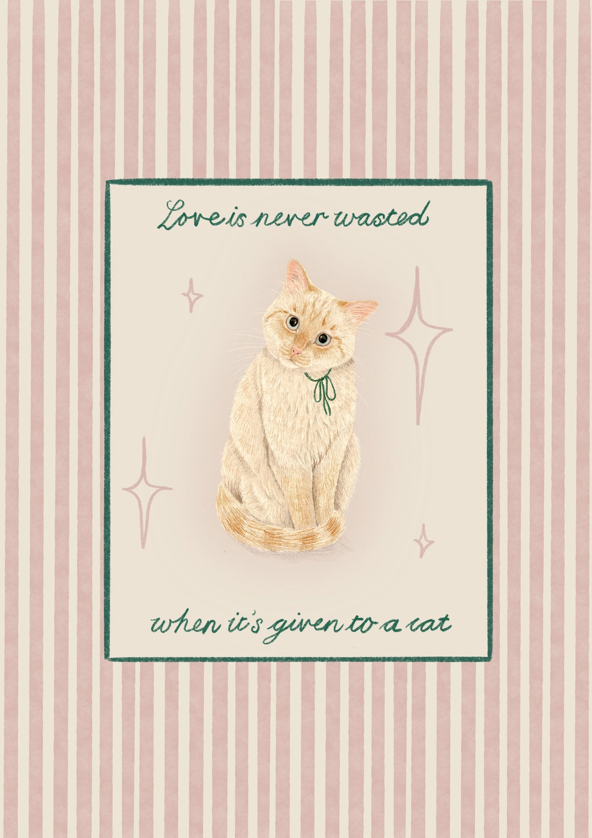 Love Is Never Wasted print