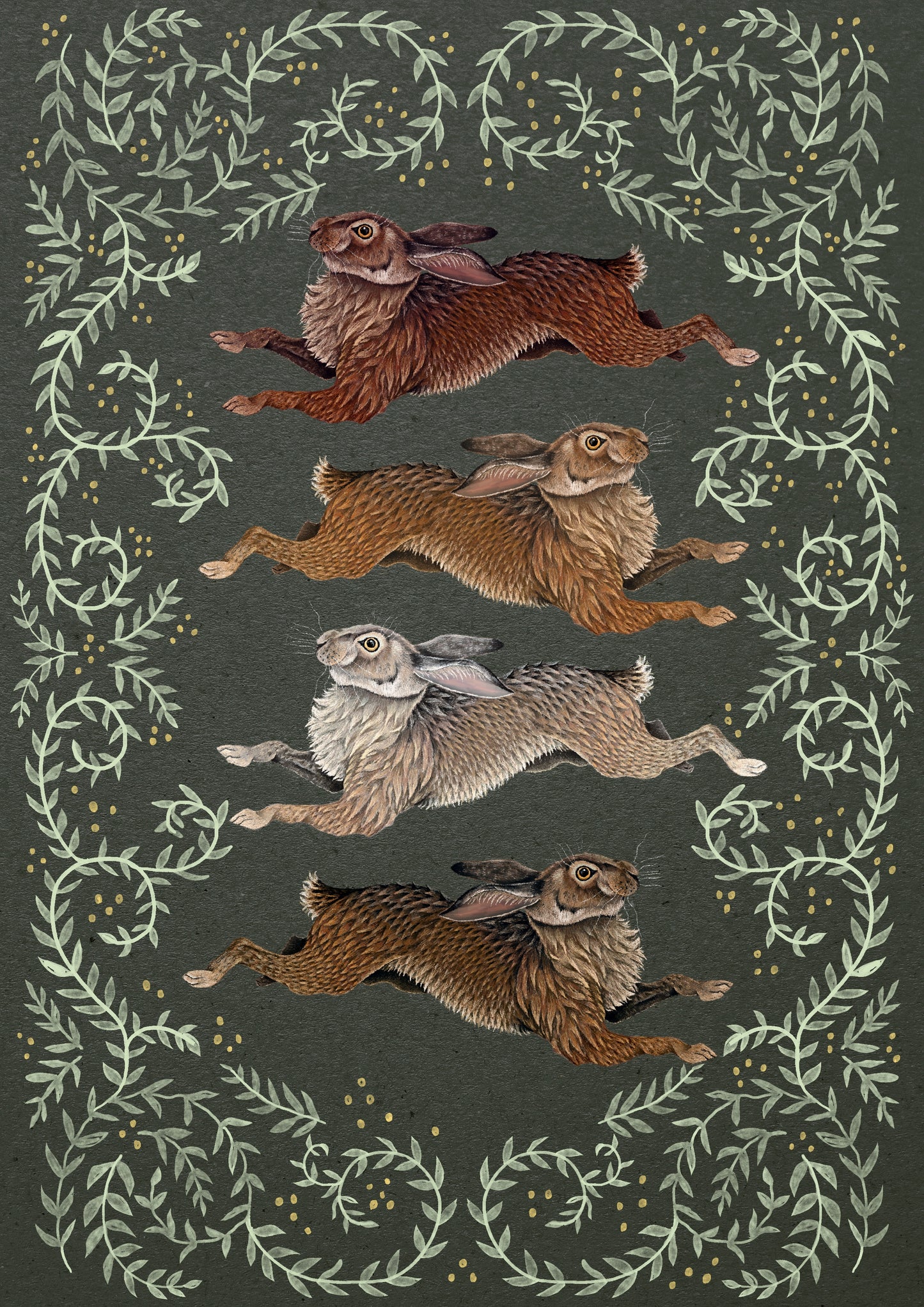 Mad as March Hares print