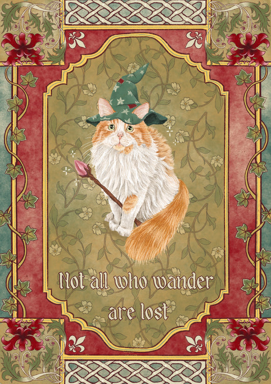Not All Who Wander print