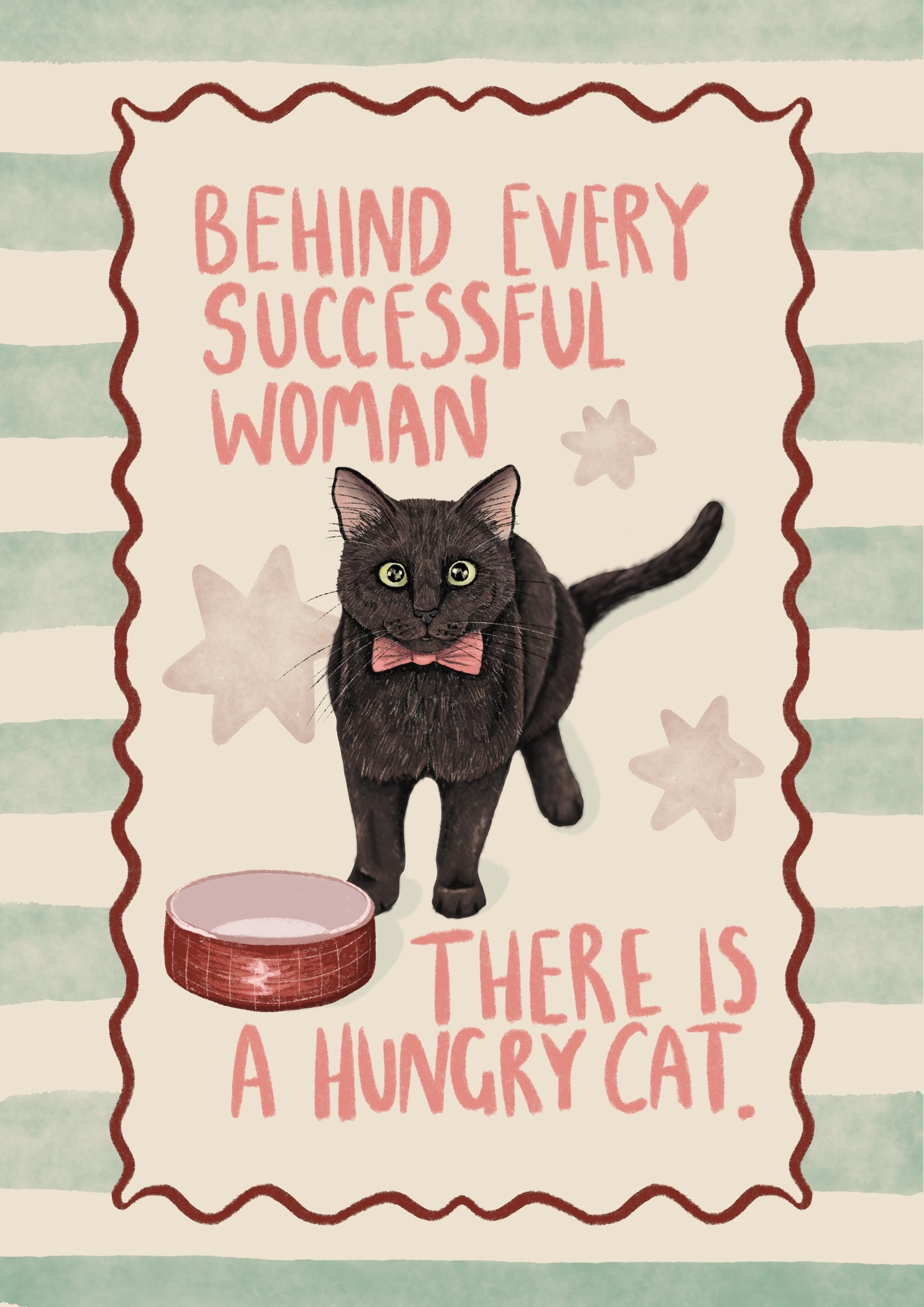 Behind Every Woman print