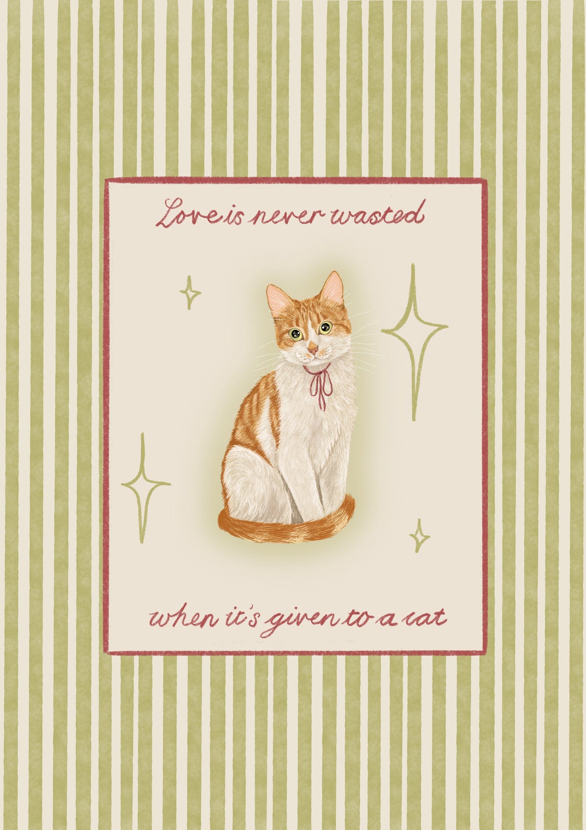 Love Is Never Wasted print