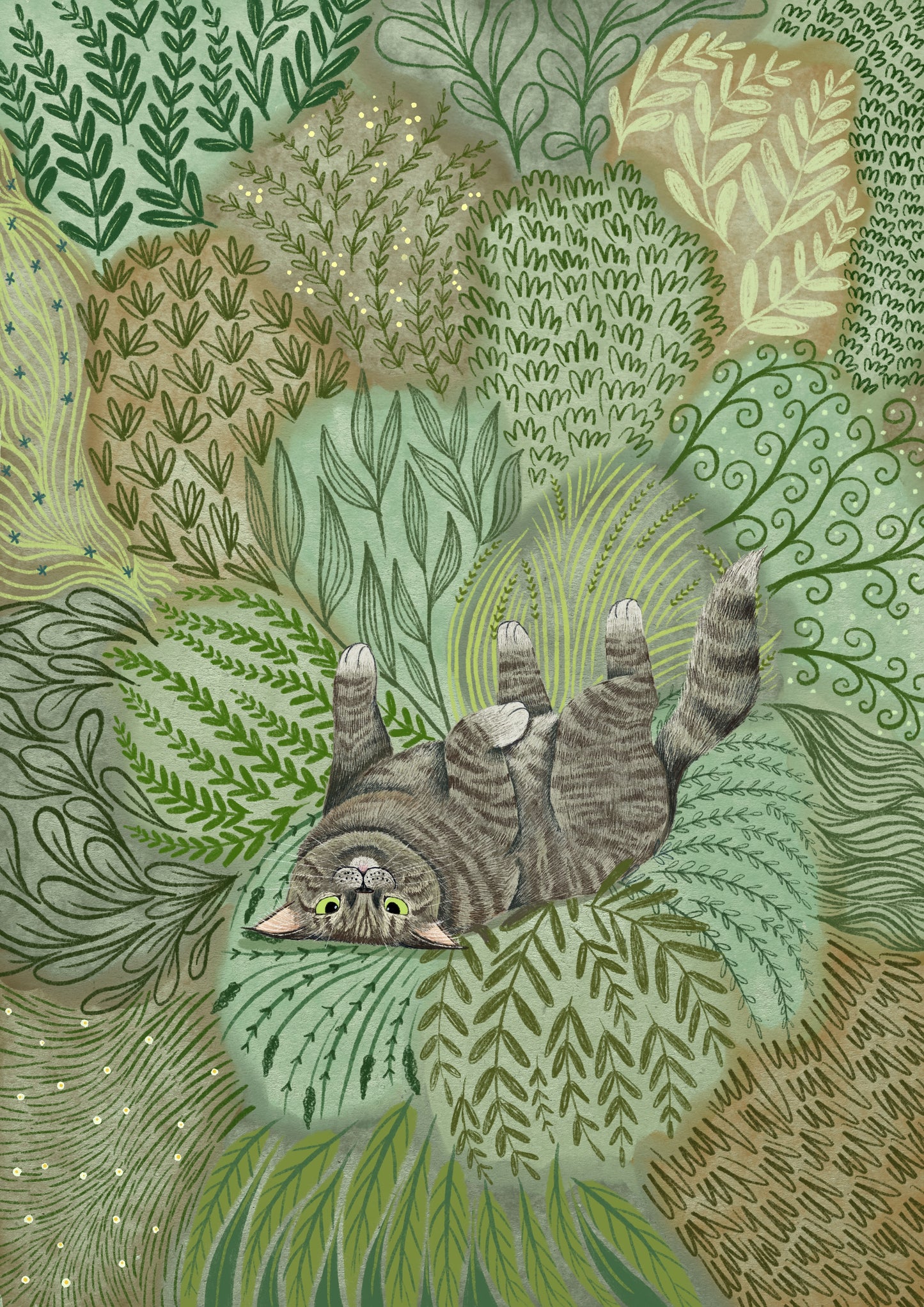 Grey Tabby Snooze