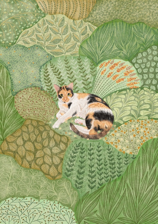 In The Garden Pet Portrait