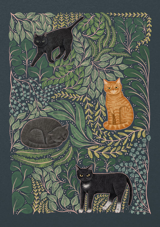Cats in the Forest