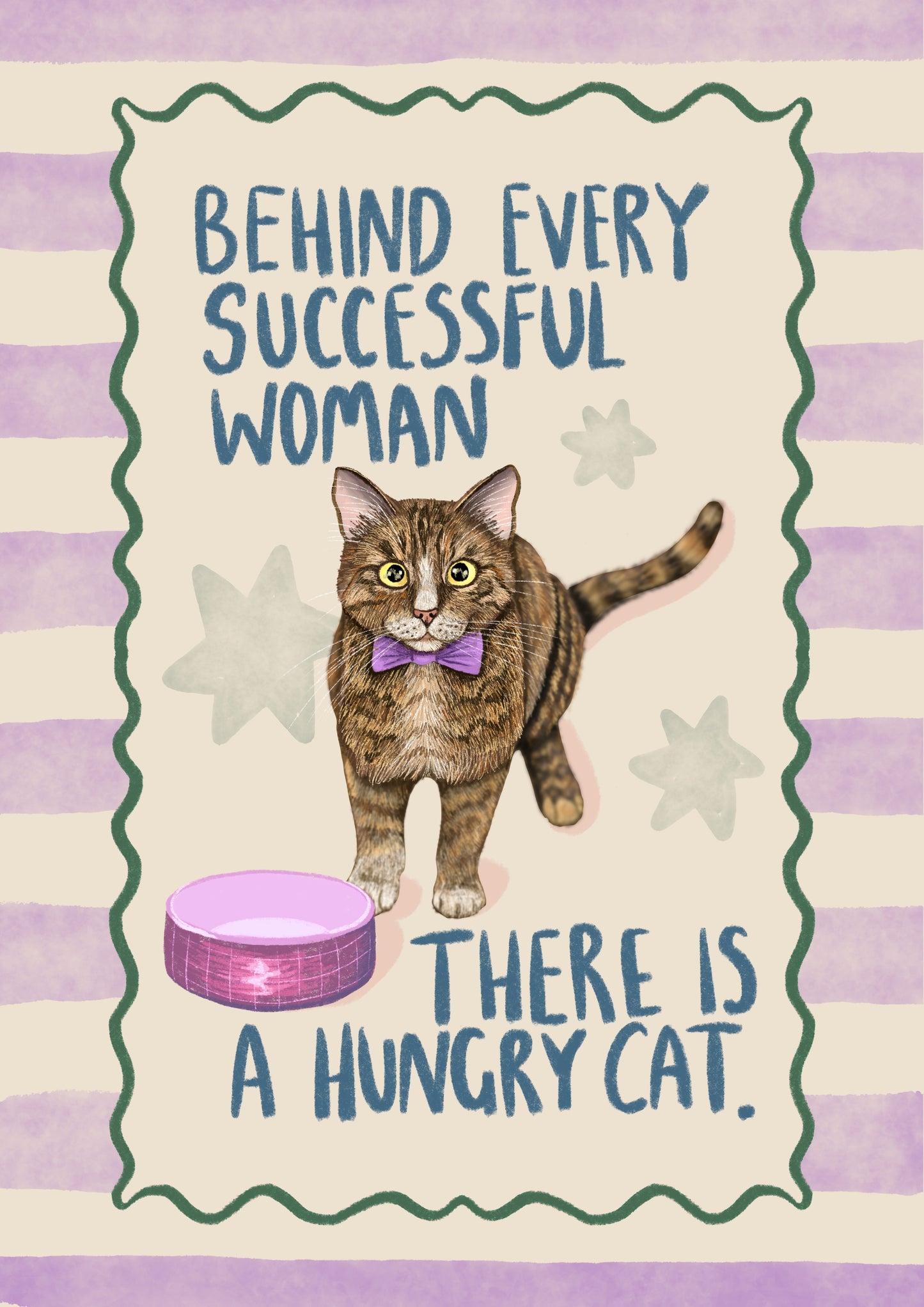 Behind Every Woman print