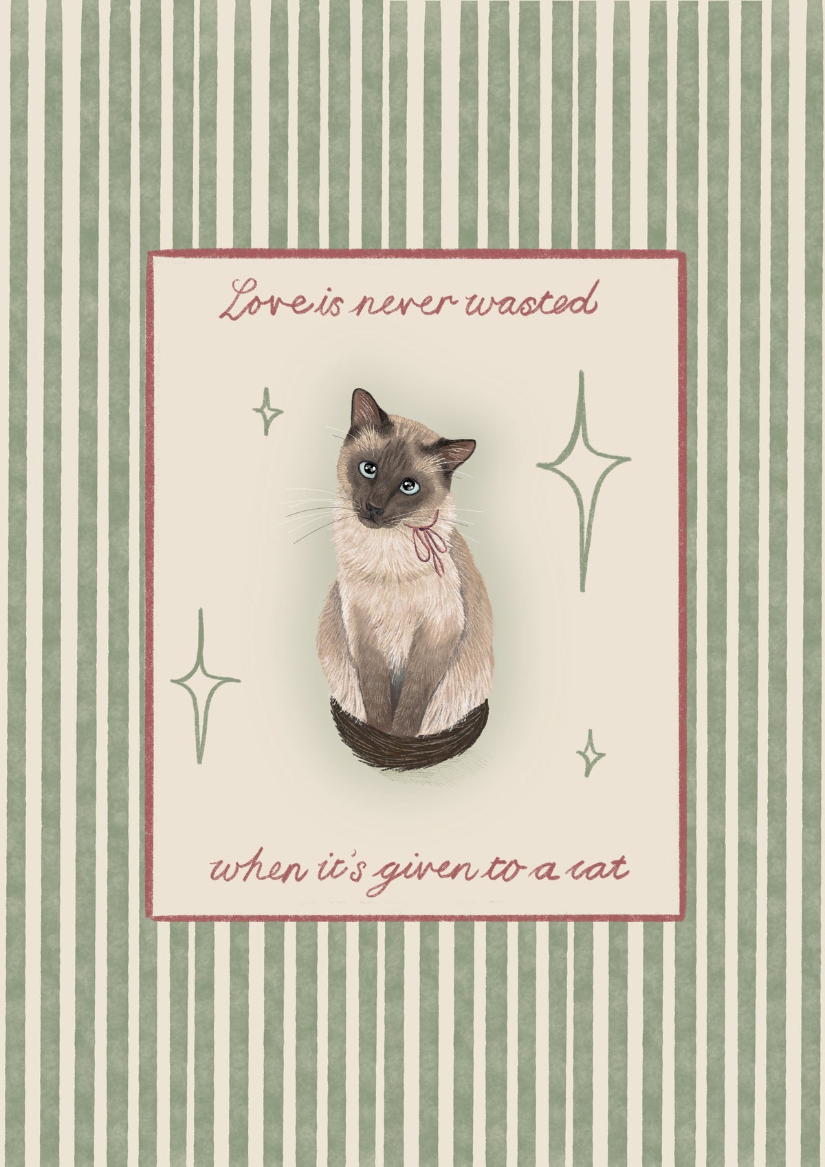 Love Is Never Wasted print