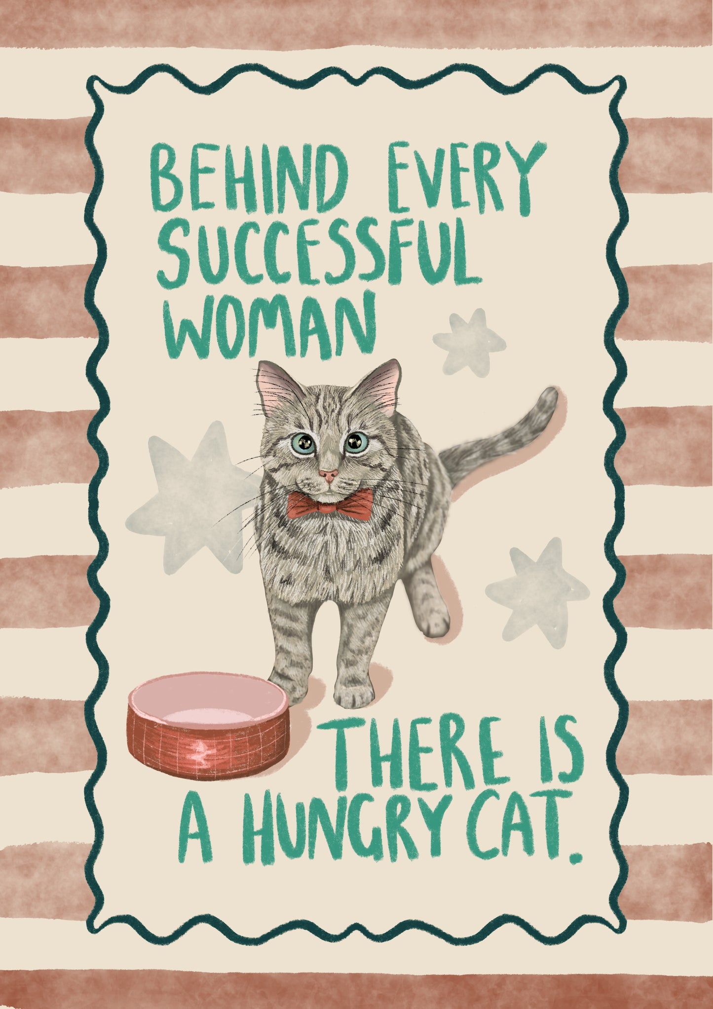 Behind Every Woman print
