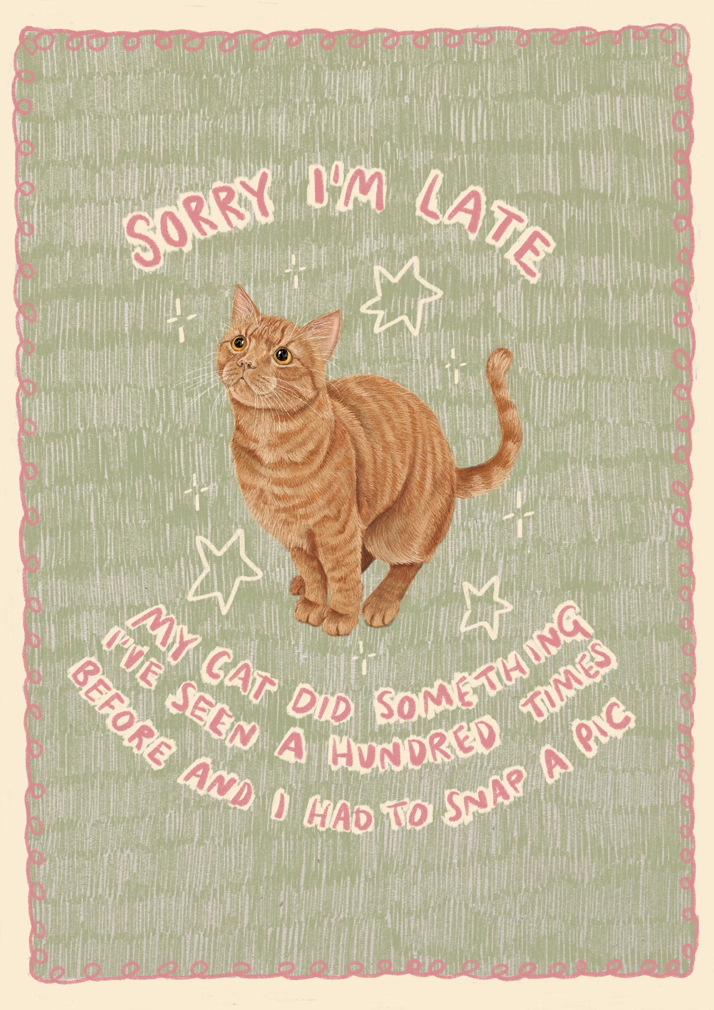Sorry I'm Late prints