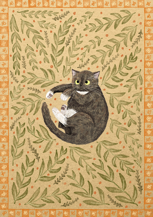 An Autumnal Nap Print