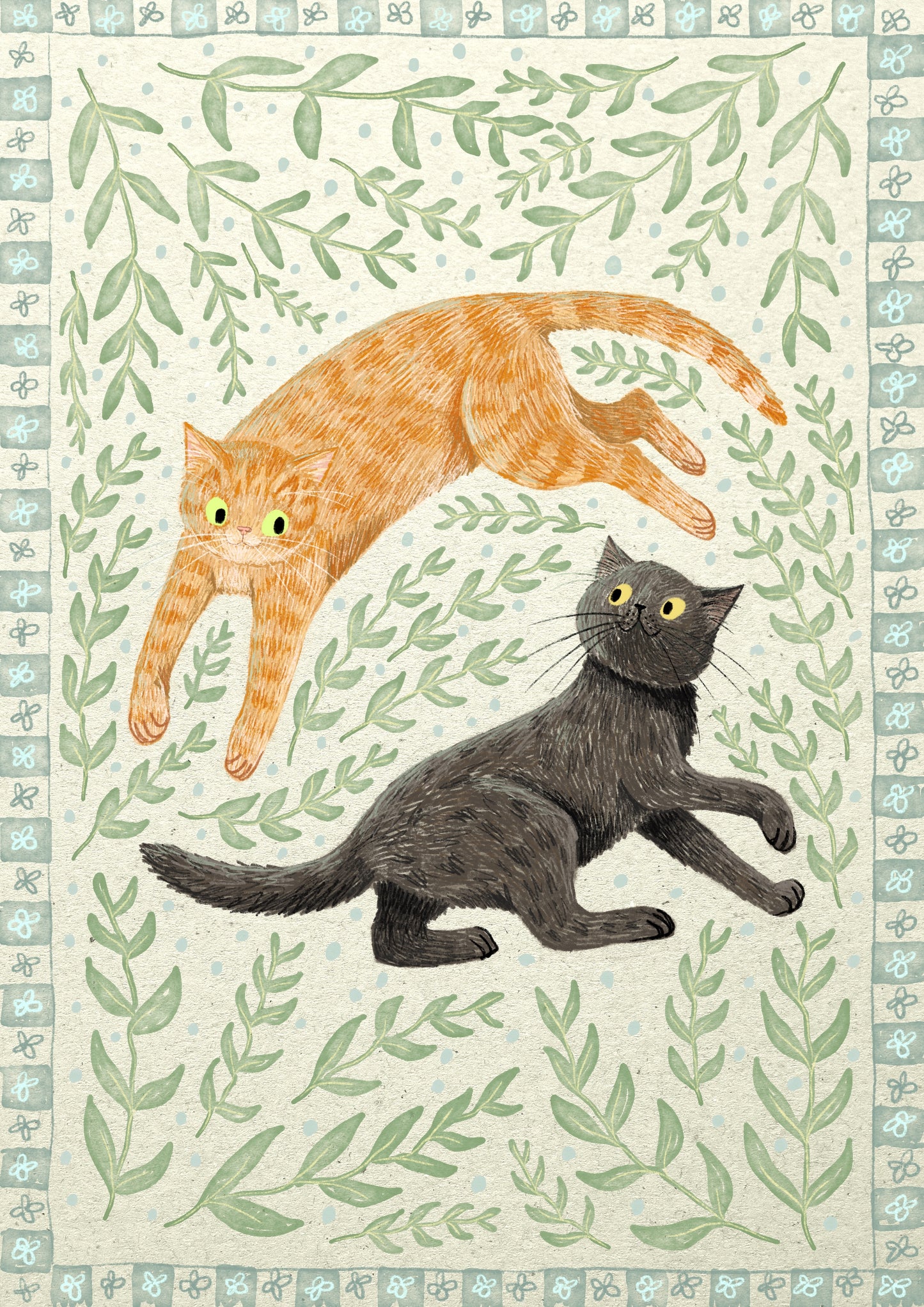 Friends in Summer print