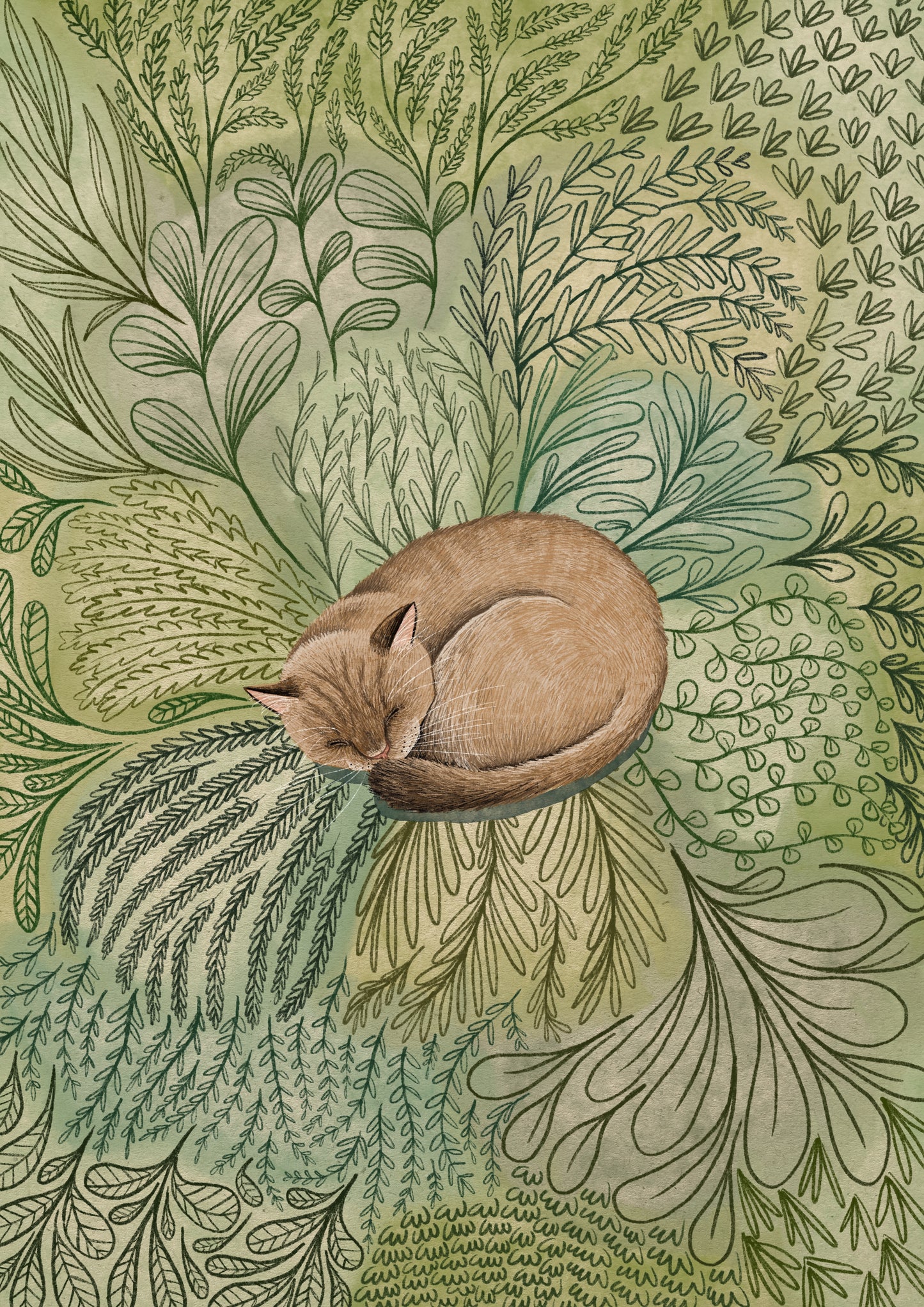 In The Garden Pet Portrait