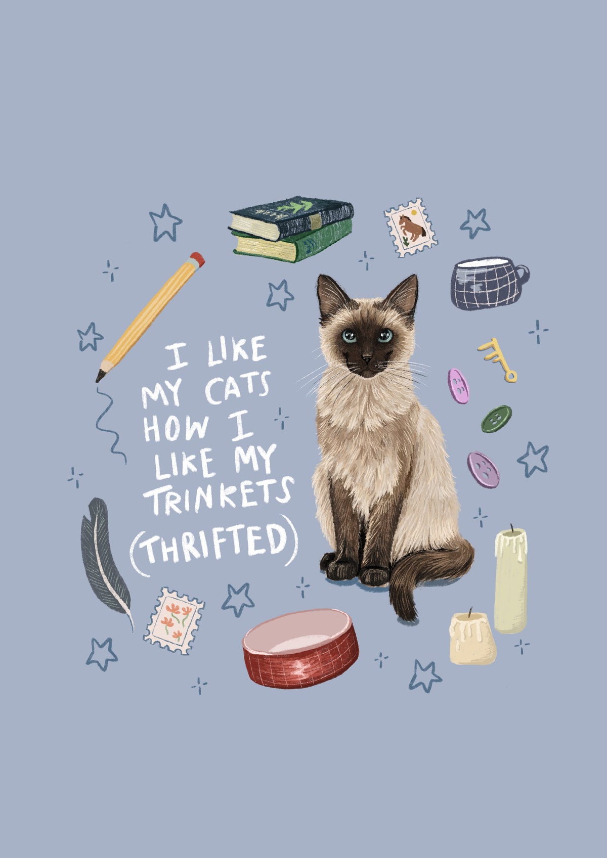 I Like My Cats....Print