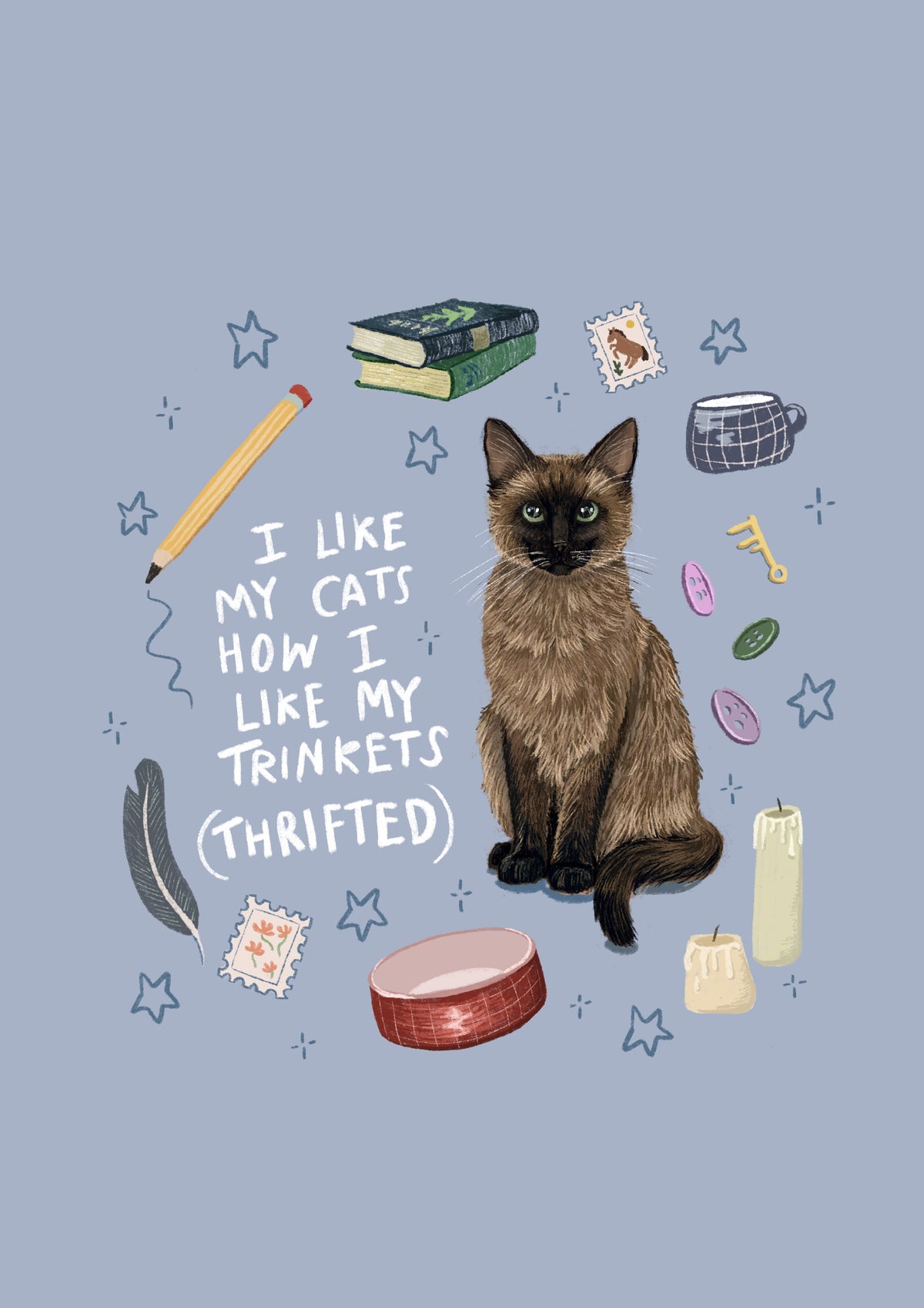 I Like My Cats....Print
