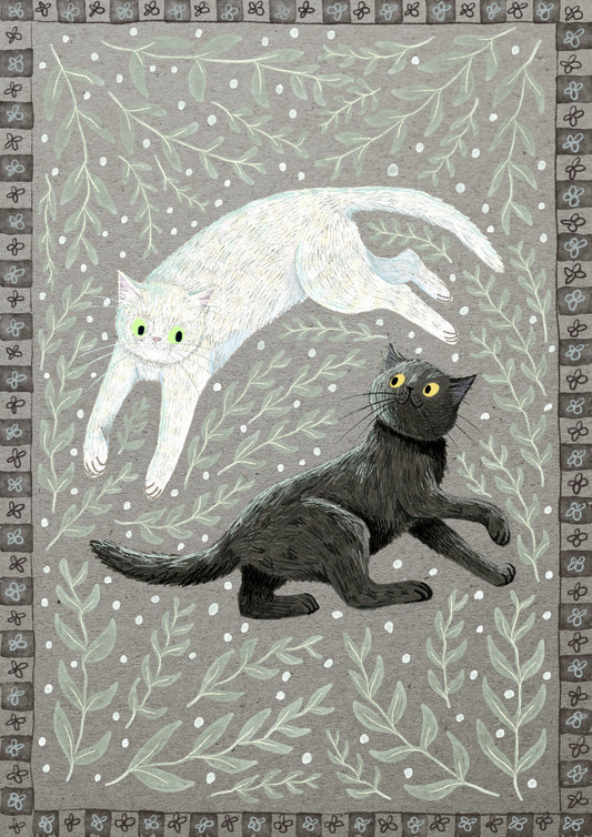 Friends in Winter print