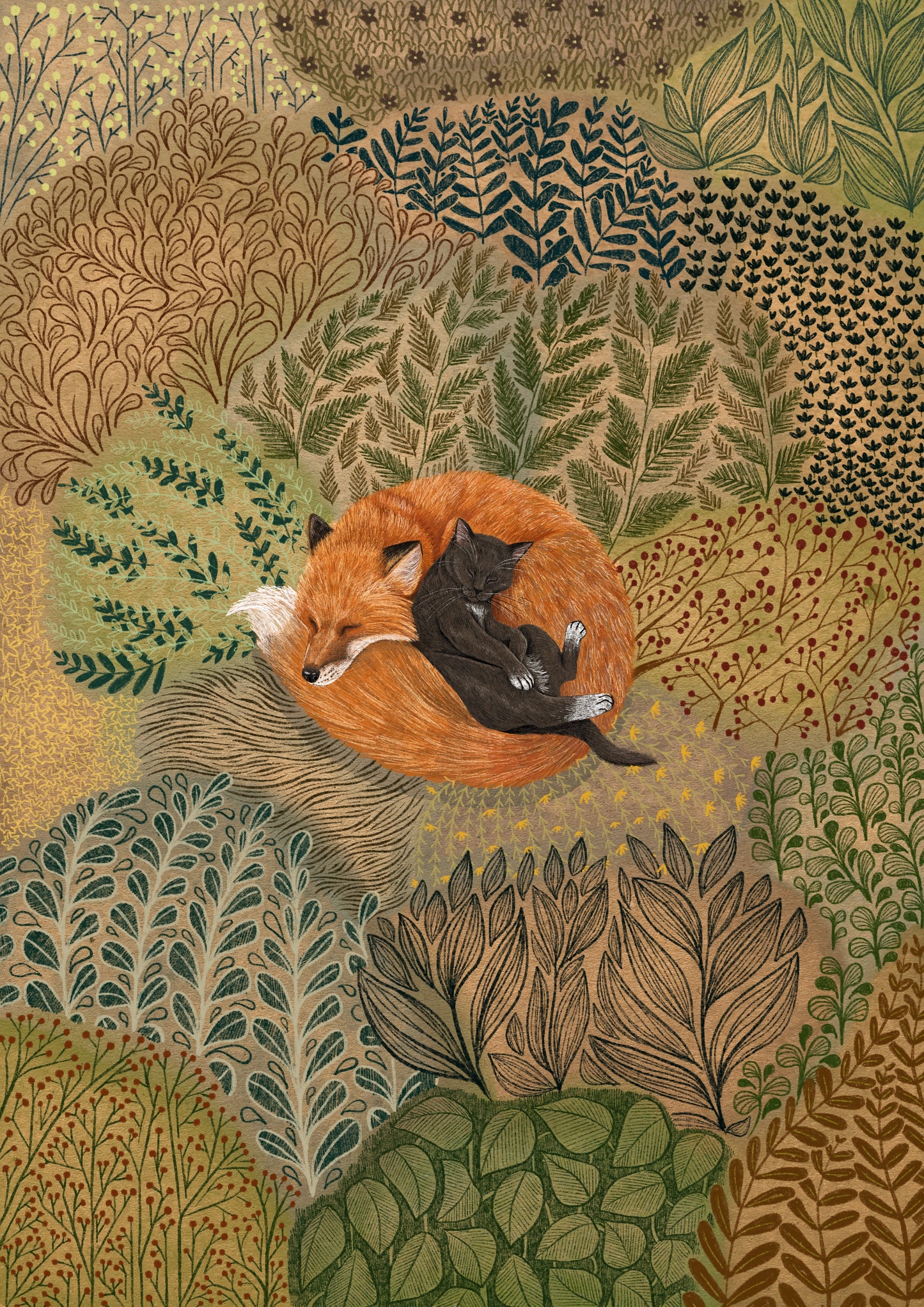 Unlikely Friends print