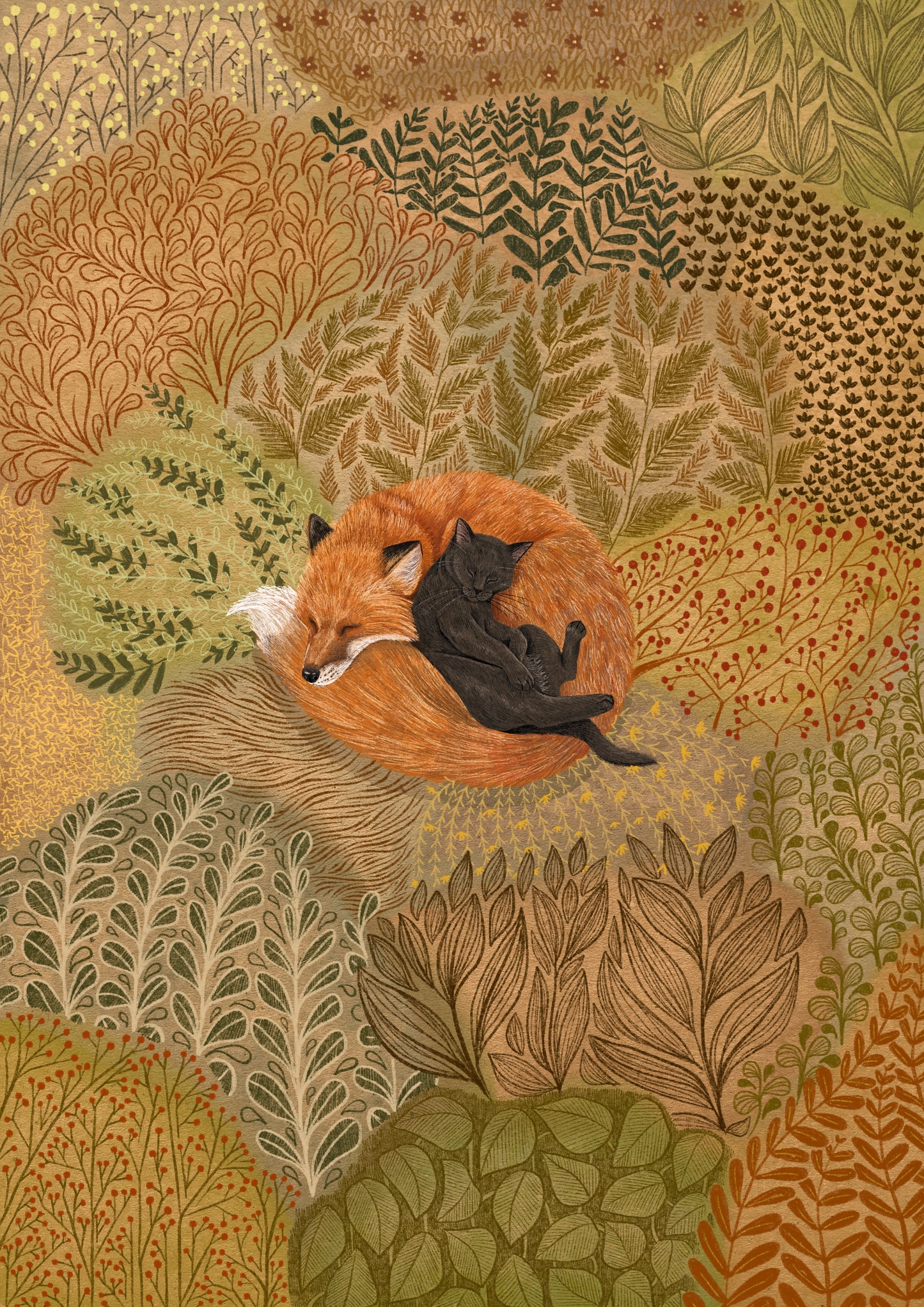 Unlikely Friends print