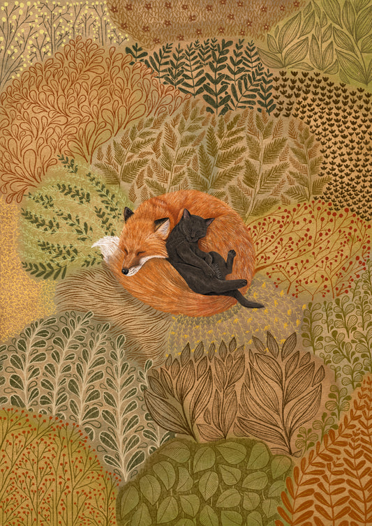 Unlikely Friends print